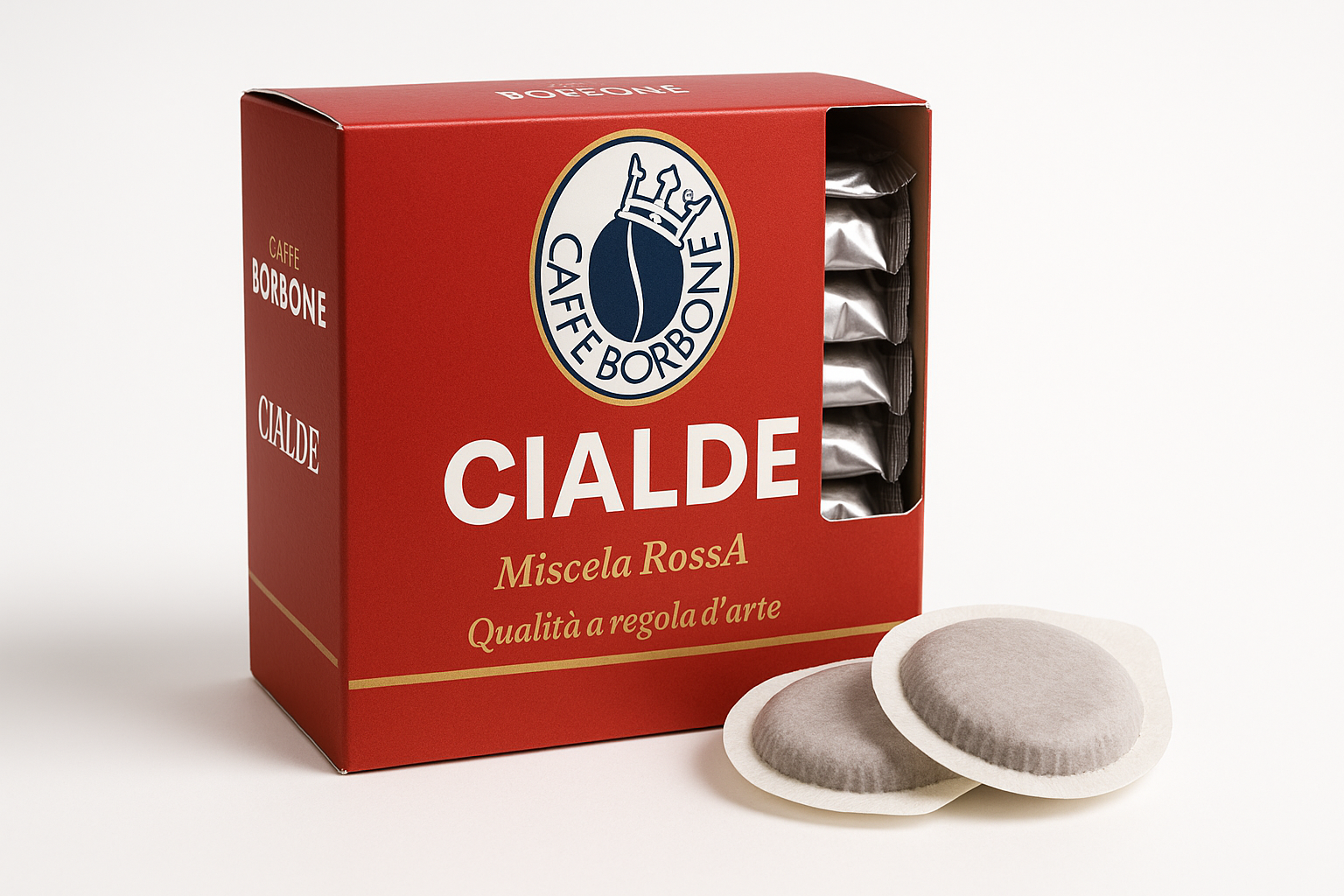 crea una box di cialde caffè borbone